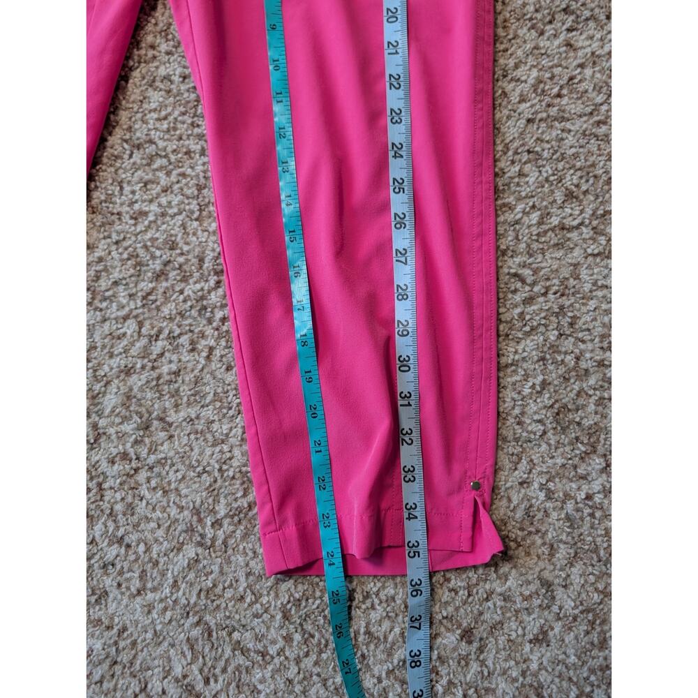 CHICOS cropped, lightweight PINK capri Pants,2/12, Stretchy performance, travel - Picture 5 of 12